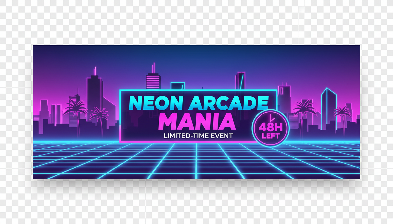 ai design limited time offer game banner - Create Game Banners with AI ...