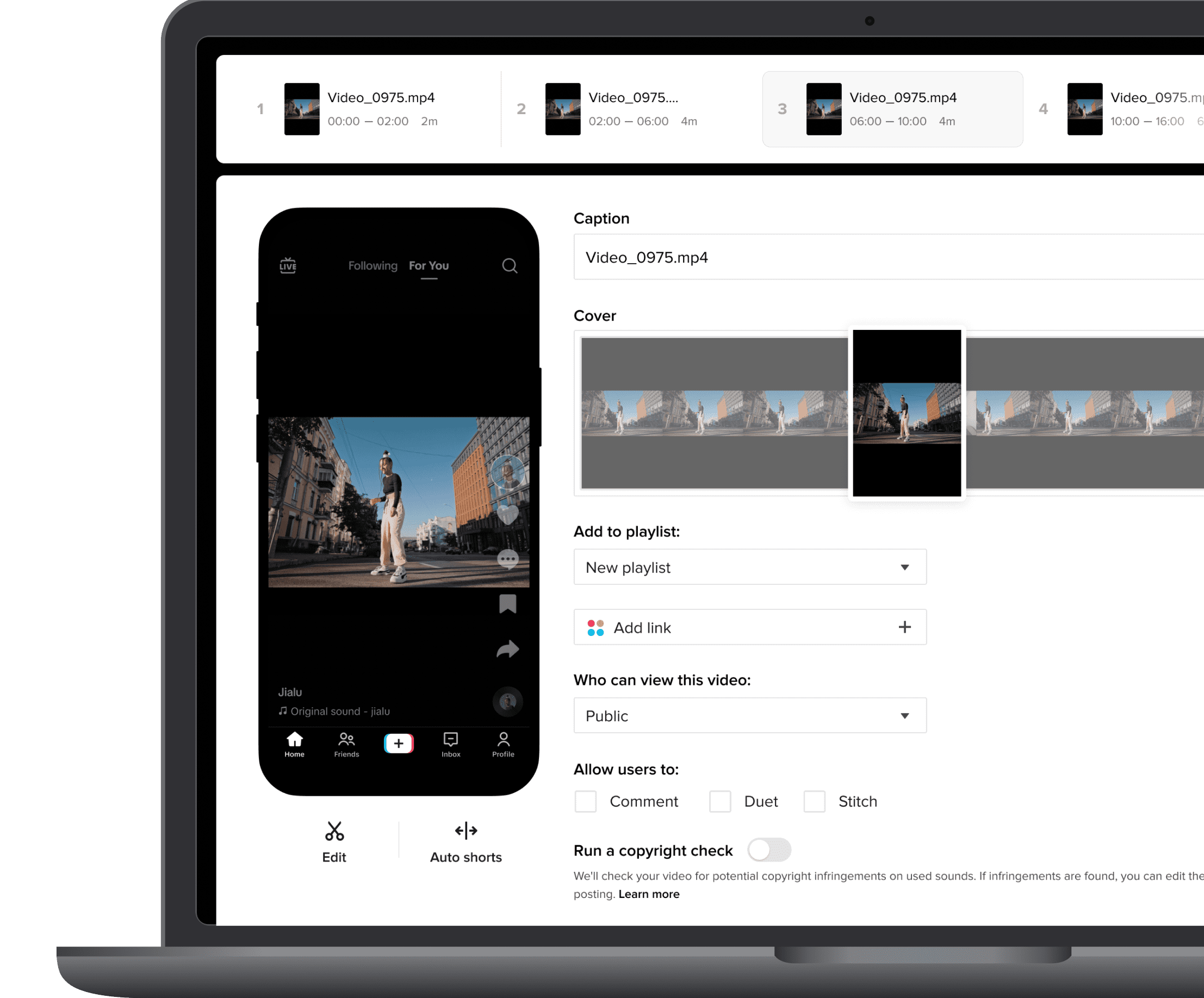 Https www tiktok upload