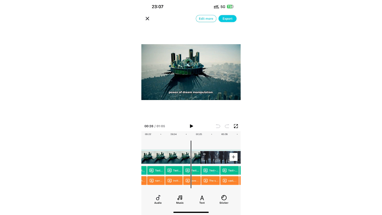 Preview and export your AI-generated video