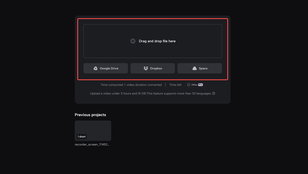 Upload sources for CapCut desktop